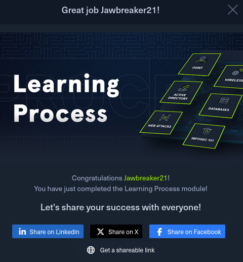 Learning Process